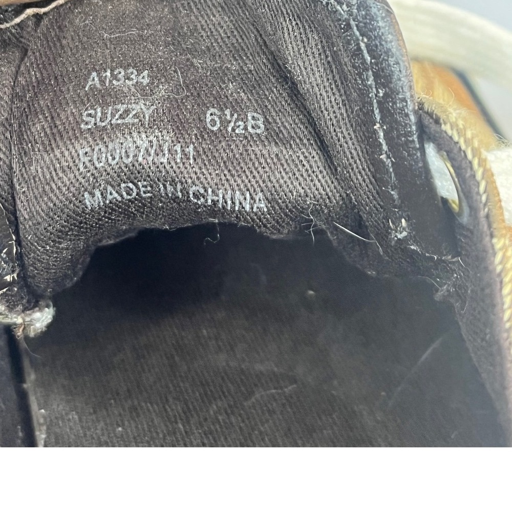 Coach Suzy Sneakers Women 6.5B Brown Signature C Canvas Monogram Low Top Shoes - Picture 16 of 16